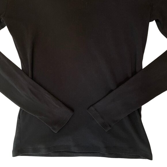 Long Sleeve Turtleneck Shirt • Black • US Small - Picture 4 of 13